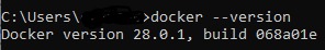 Docker version